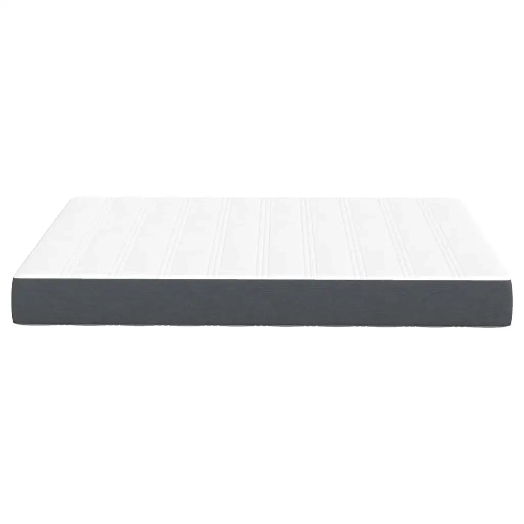 Letto matrimoniale | Letto per adulti | Materasso da Letto con materasso Grigio 160 x 200 cm Tessuto