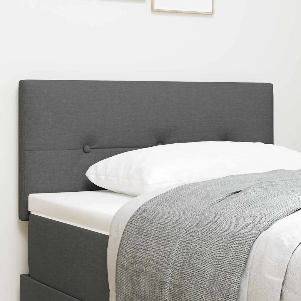 Testiera | Testata LED con strisce LED Grigio scuro 80 cm Tessuto