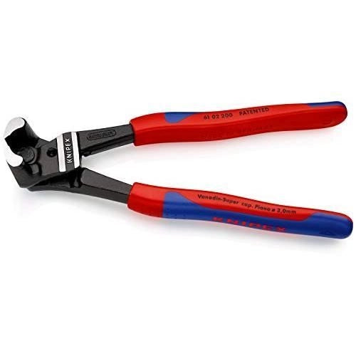 Knipex 61 02 200 Pinza Tagliabulloni Ad Alta Leva Acciaio Al Cromo Vanadio Lunghezza 200 mm colore Nero