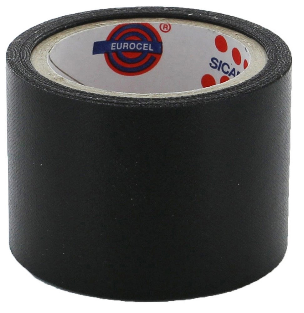 12pz nastro telato adesivo mm.38xml.2,70 nero cod:ferx.5029