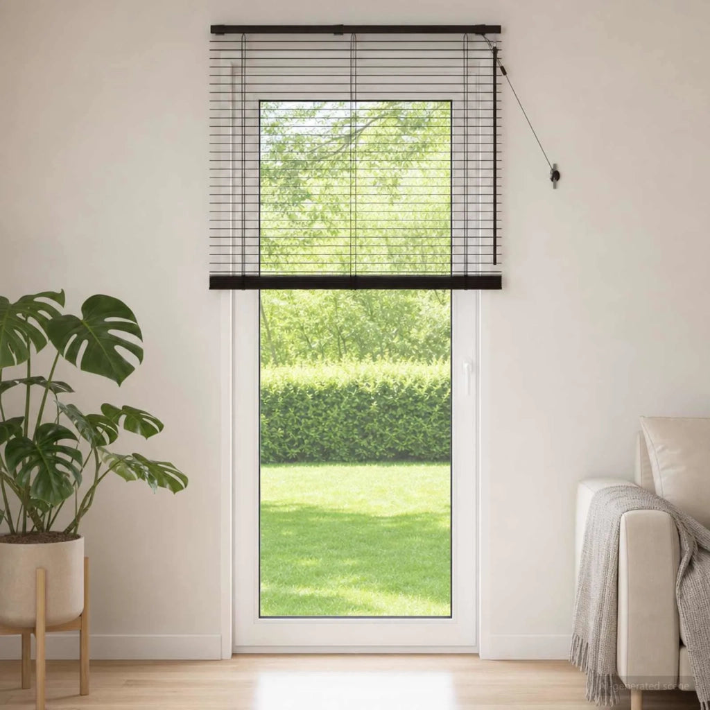 Tenda Veneziana Marrone Scuro 120 x 250 cm 35 mm 42015595
