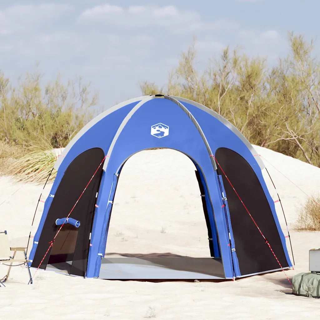 Tenda da Piscina con tetto Blu Azzurro 366 x 305 x 231 cm