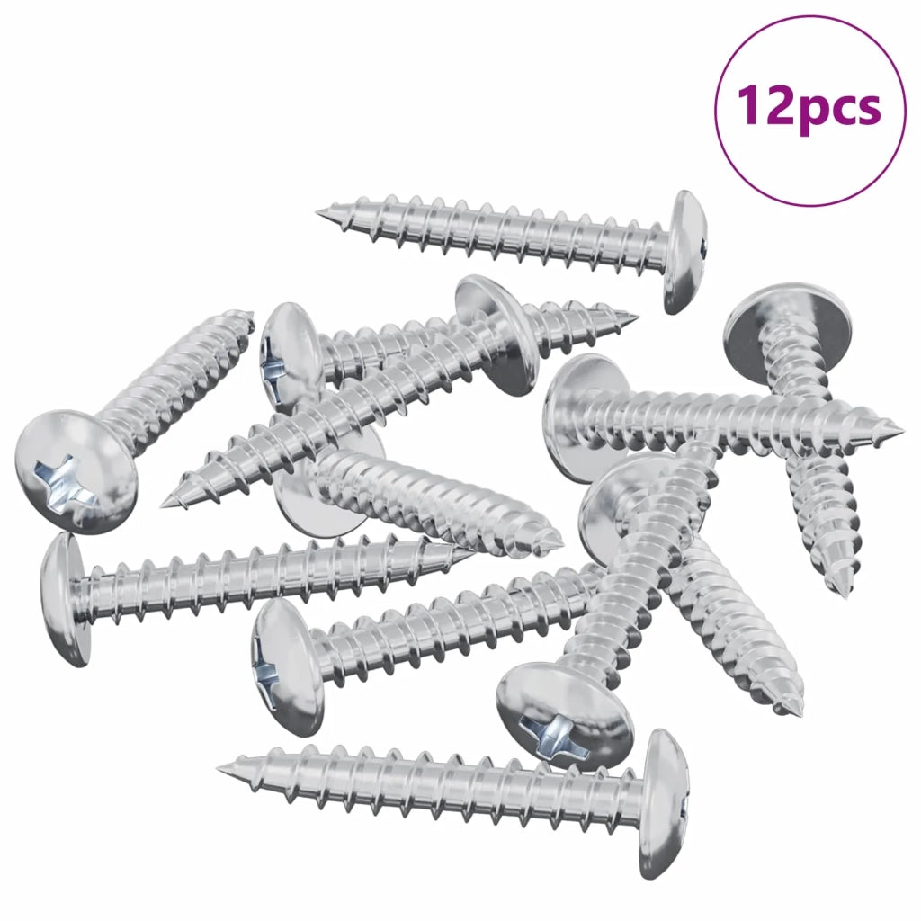 Chiodo autofilettante 12 pz Zincato 4 x 25 mm Acciaio CFW7432237