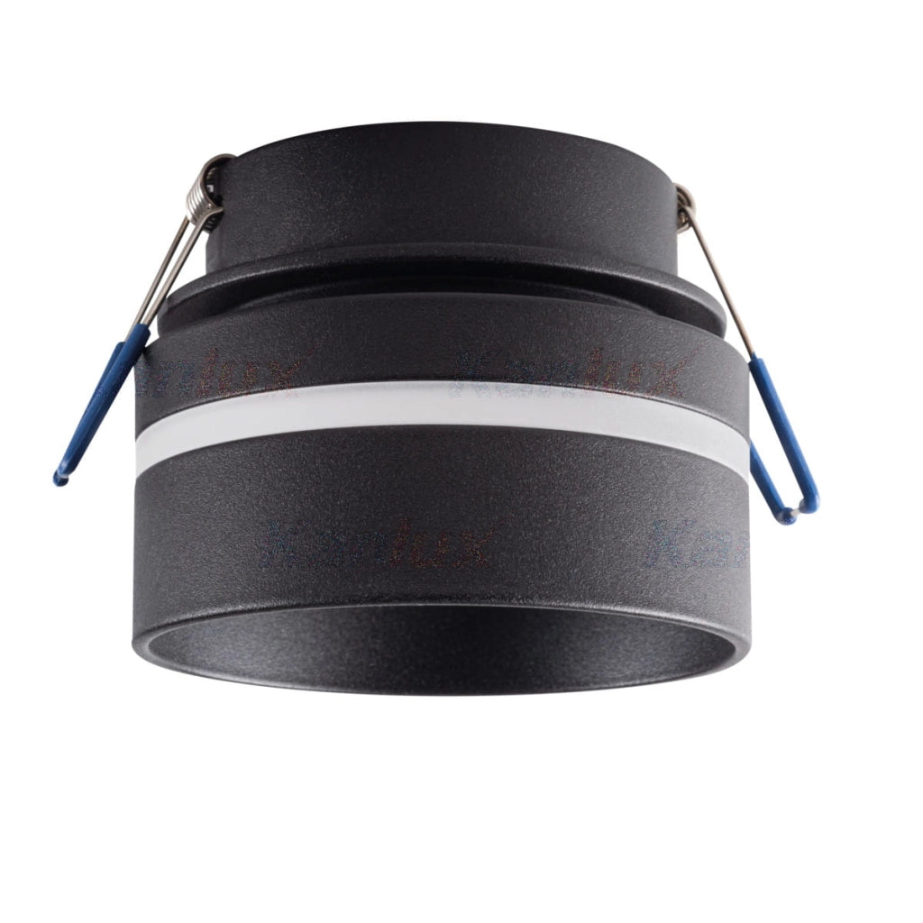 Faretto da incasso Kanlux GOVIK 29237 nero alluminio