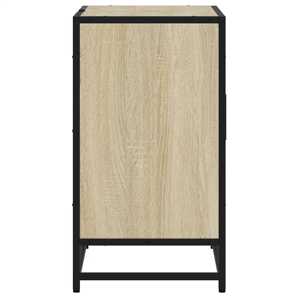 Mobile Lavabo da Bagno-Armadietto da bagno Rovere Sonoma 65x33x60 cm in Truciolato 461752