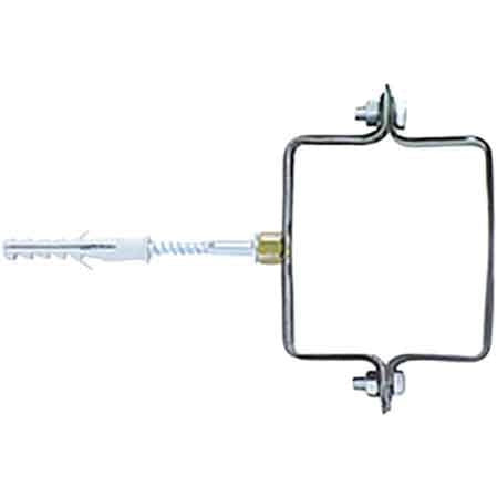 COLLARE PER PLUVIALE QUADRO 100x100 mm - 2 pezzi