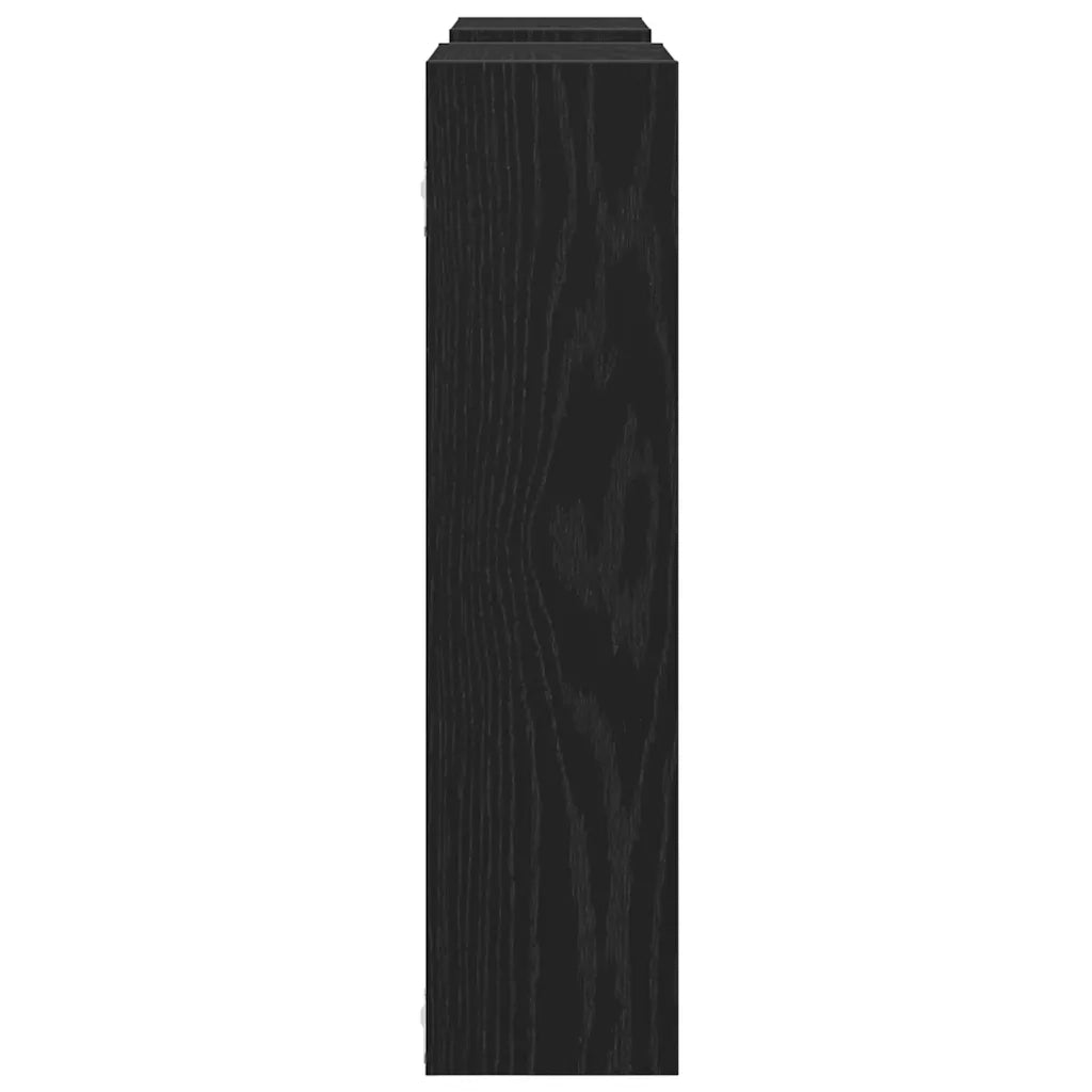 Mensola a Muro Rovere Nero 99x15x60 cm in Truciolato 868066