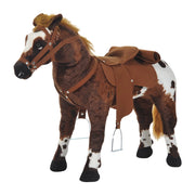 Cavallo a Dondolo ¨C Minimal ¨C Marrone e Bianco 85x28x60