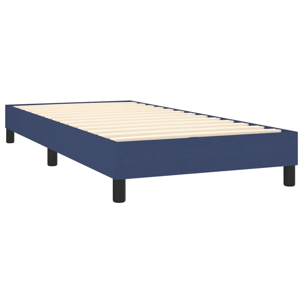 Letto a Molle con Materasso e LED Blu 80x200 cm in Tessuto 3132955