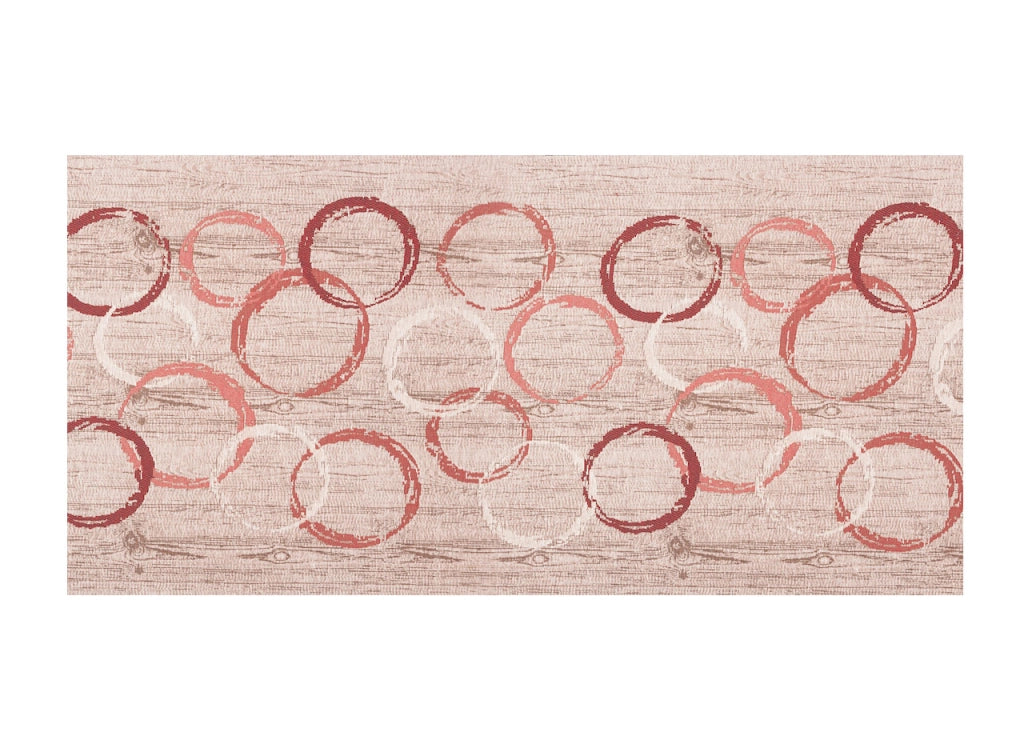 Tappeto Passatoia Tessuto Jacquard Linea Emozioni Disegno Giotto Rosso - 57x180 - Rosso