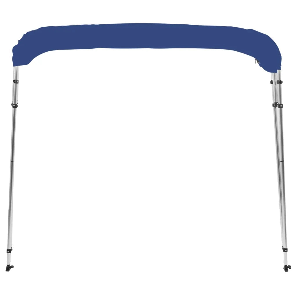 Bimini di Prua con Tendalino a 4 Archi Blu 243x210x137 cm CFW9409382