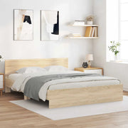 Struttura del letto Sonoma 152 x 203 cm Legno multistrato 3402861