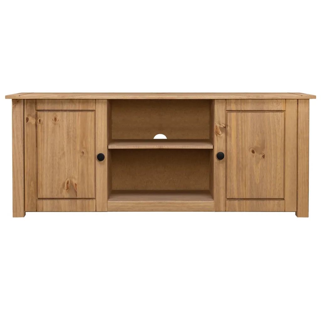 Moble TV-Credenza per TV 120x40x50 cm in Legno Massello di Pino Panama Range