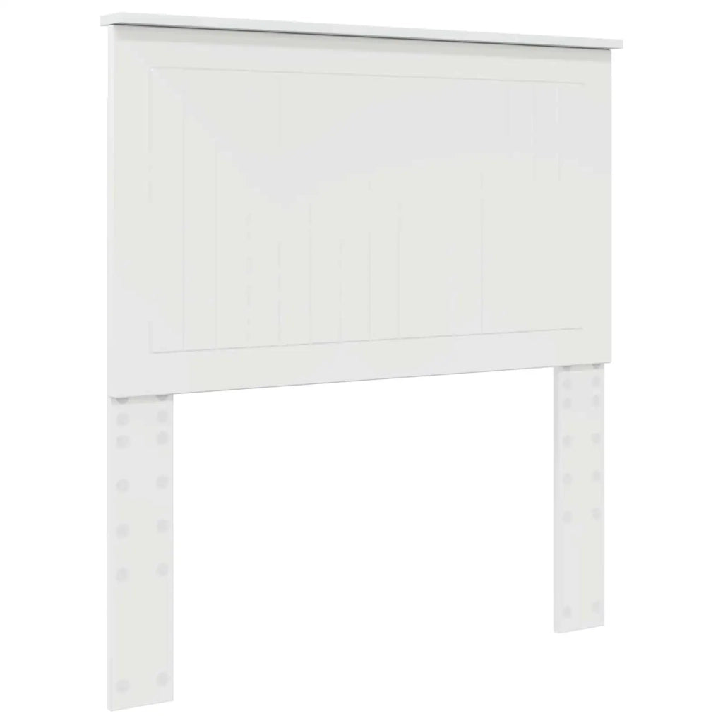 Testiera | Testata con Testiera | Testata Bianco Lucido 90 cm Legno multistrato