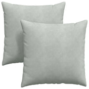 Cuscini da Divano 2 pz | Cuscini per sedie Grigio chiaro 60 x 60 cm