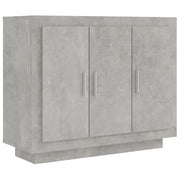 Credenza | Madia | Buffet da pranzo | Armadio da pranzo Grigio Cemento 92x35x75 cm in Legno Multistrato