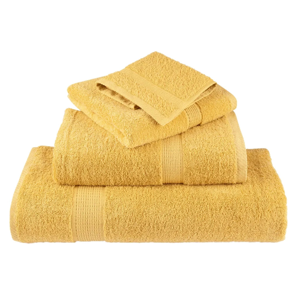 Asciugamani Premium SOLUND 10 pz Oro 30x30 cm 600 g/m² 137277