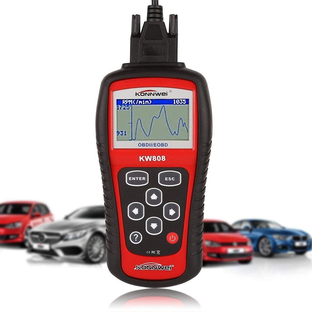 Trade Shop - Tester Obd Obd2 Obdiieobd Pcm Lettore Codice Codici Diagnosi Errori Auto Kw808 -
