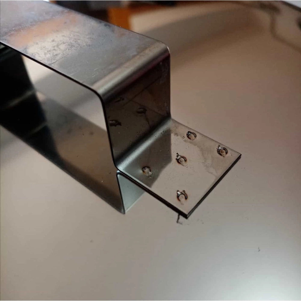 Tappo inox di 250 - de 300mm doppia parete cieco senza spurgo per scarico condensa