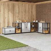 Stoccaggio in cucina Argento 60 x 50 x 92 cm Acciaio