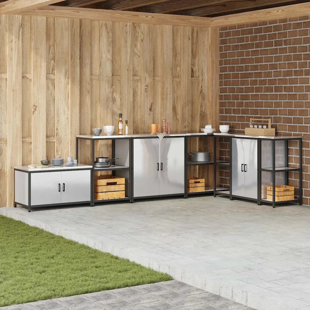 Stoccaggio in cucina Argento 60 x 50 x 92 cm Acciaio