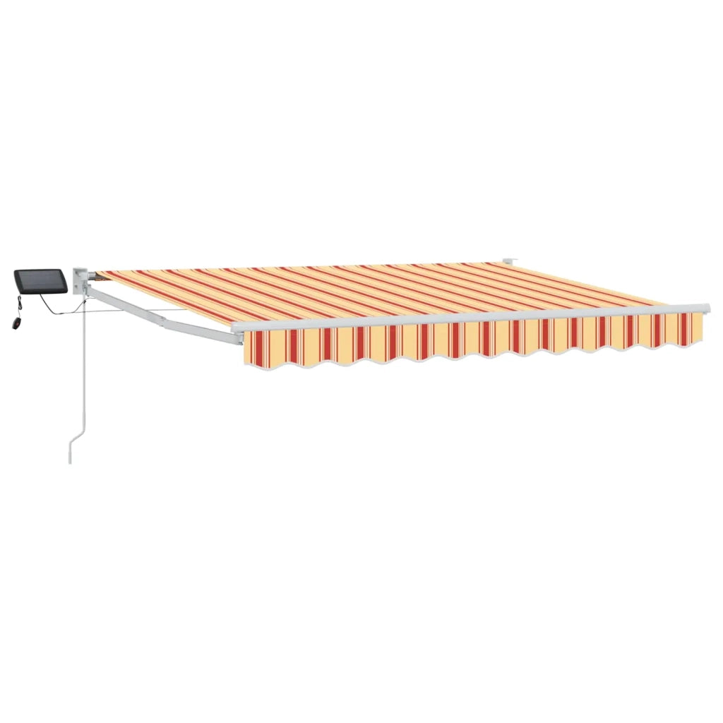 Tenda retrattile manuale con LED Multicolore 3 x 2,5 m 3419254