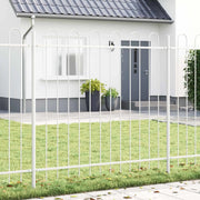 Recinzione per Giardino 2 pcs Bianco 3,4 x 1,2 m 3334041