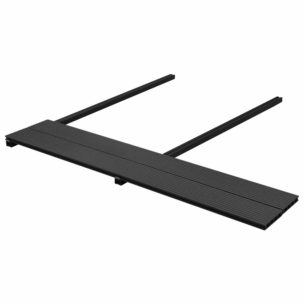 Pavimento da Deck 30 pcs Nero WPC 3444705