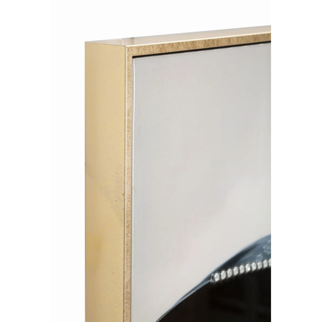 Dipinto su tela Dori A dama con cappello nero, 62x92 cm