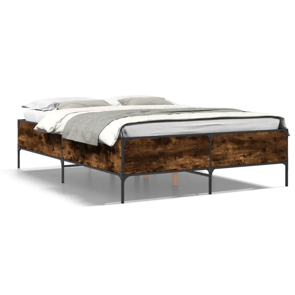Giroletto Rovere Fumo 135x190 cm in Legno Multistrato Metallo 3279814