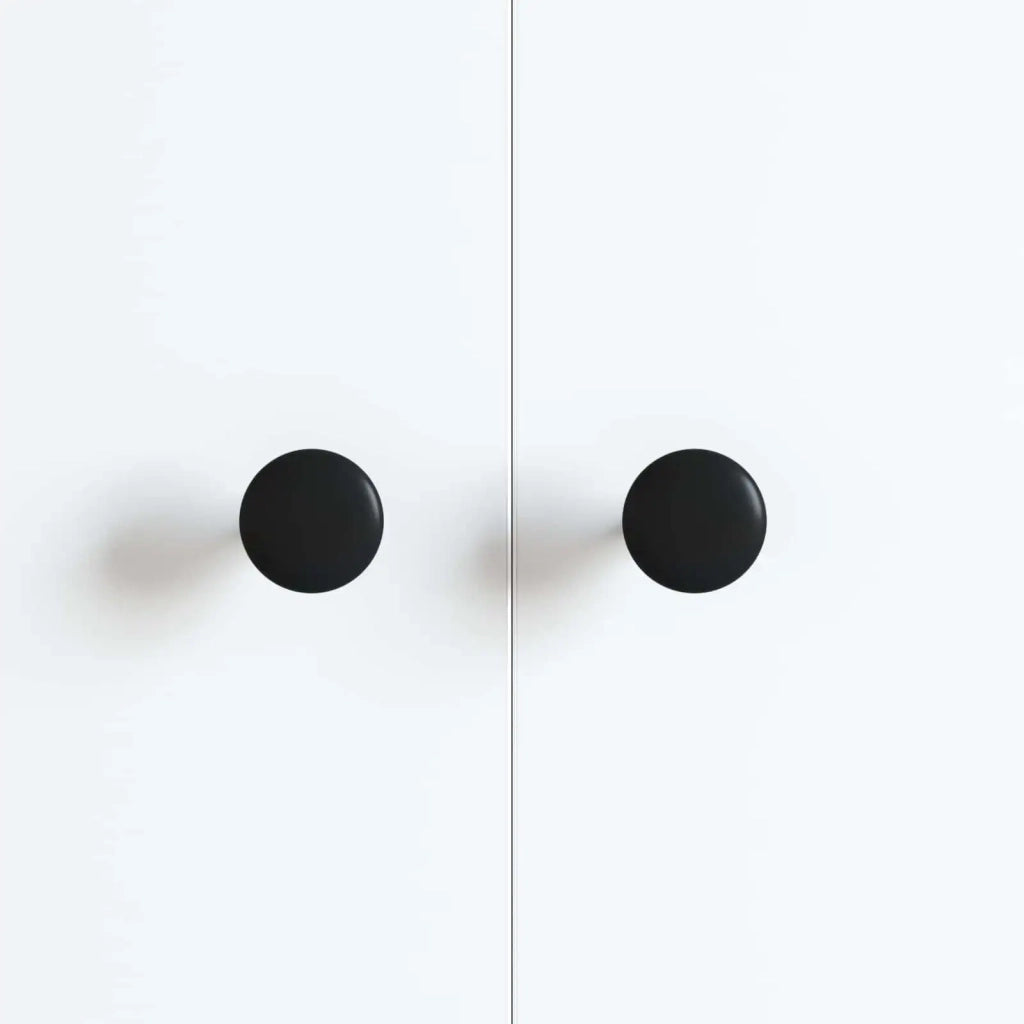 Manico 2 pcs Nero Ø30 mm Alluminio 864704