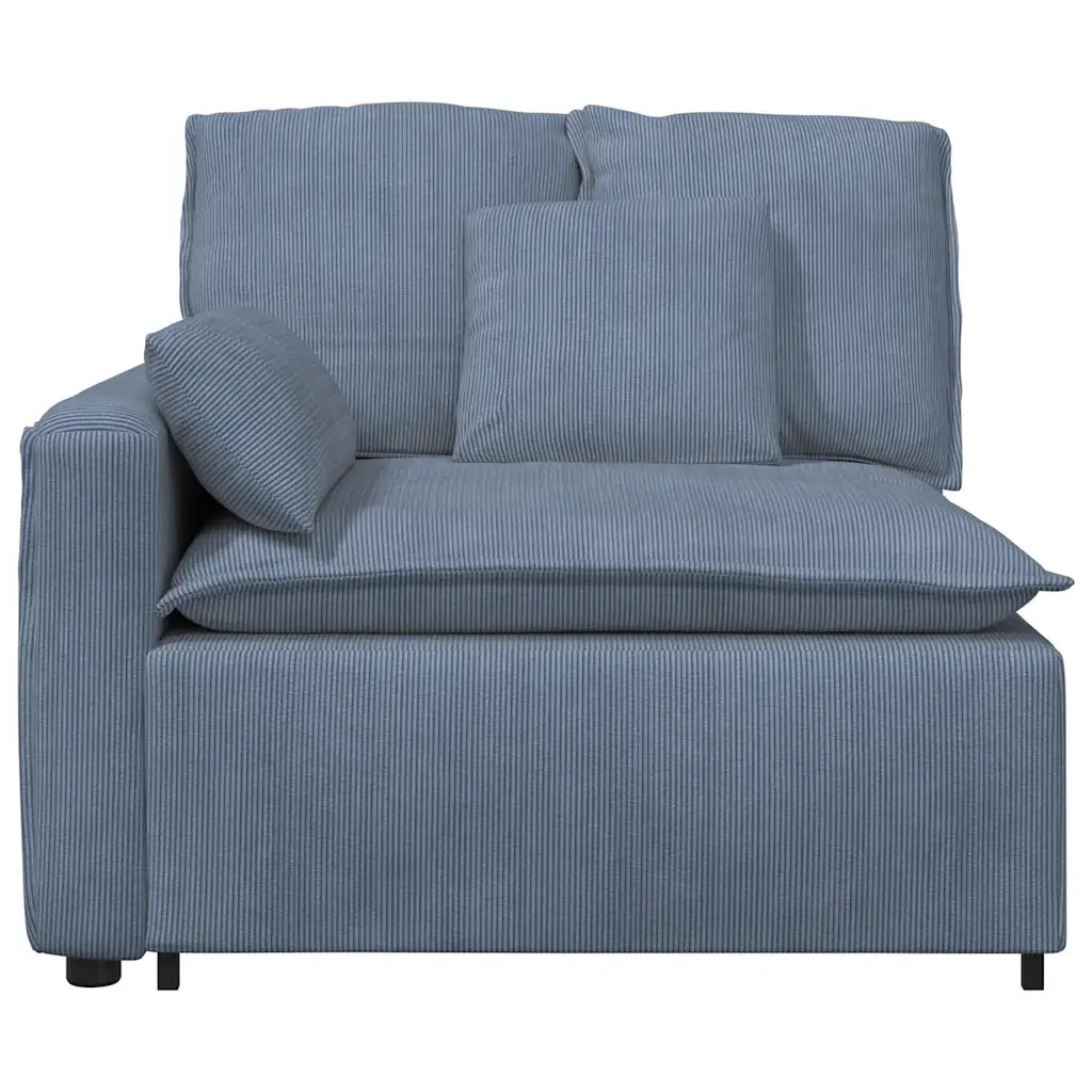 Modulo Terminale Bracciolo Divano Modulare con Cuscini-Sofa Modulare-Divanetto 100 cm 635039