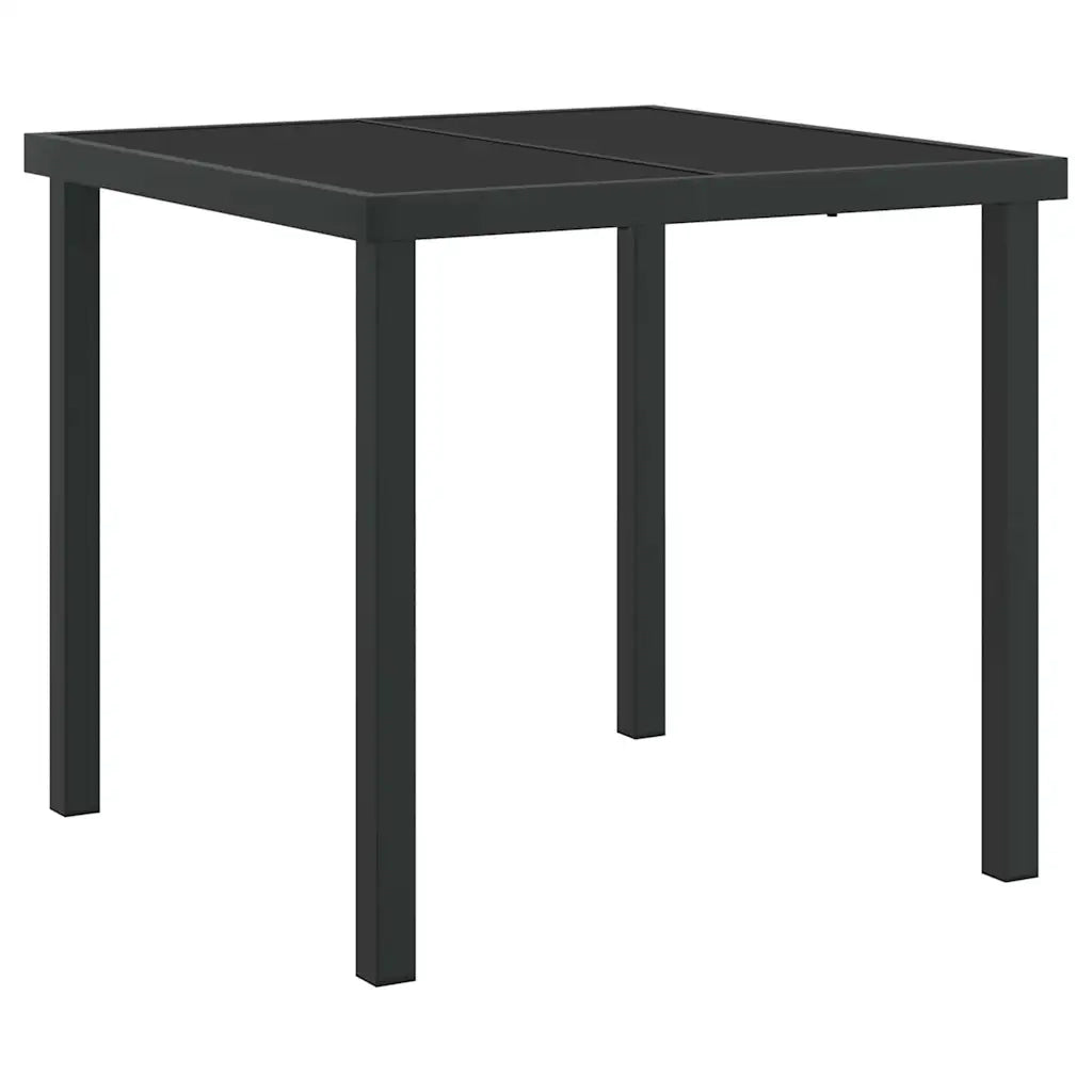 Set da Pranzo per Giardino 3 pcs Grigio Poly Rattan