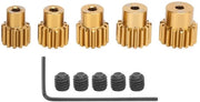 Set di Viti per Motociclo 5 Pezzi - 32P Viti 12T/13T/14T/15T/16T - Auto RC - Lega di Alluminio di Alta Qualità - Incluso Attrezzi e Viti con Bussola