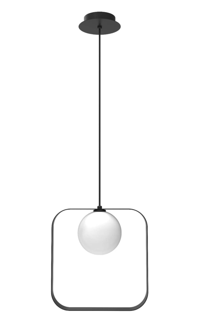 Lampada a sospensione Candellux Tula nera G9 140cm