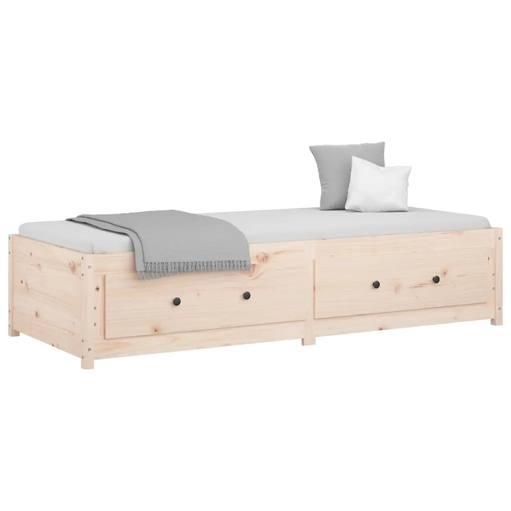 Dormeuse senza Materasso-Divano Letto-Struttura Letto 80x200 cm in Legno Massello di Pino 291595