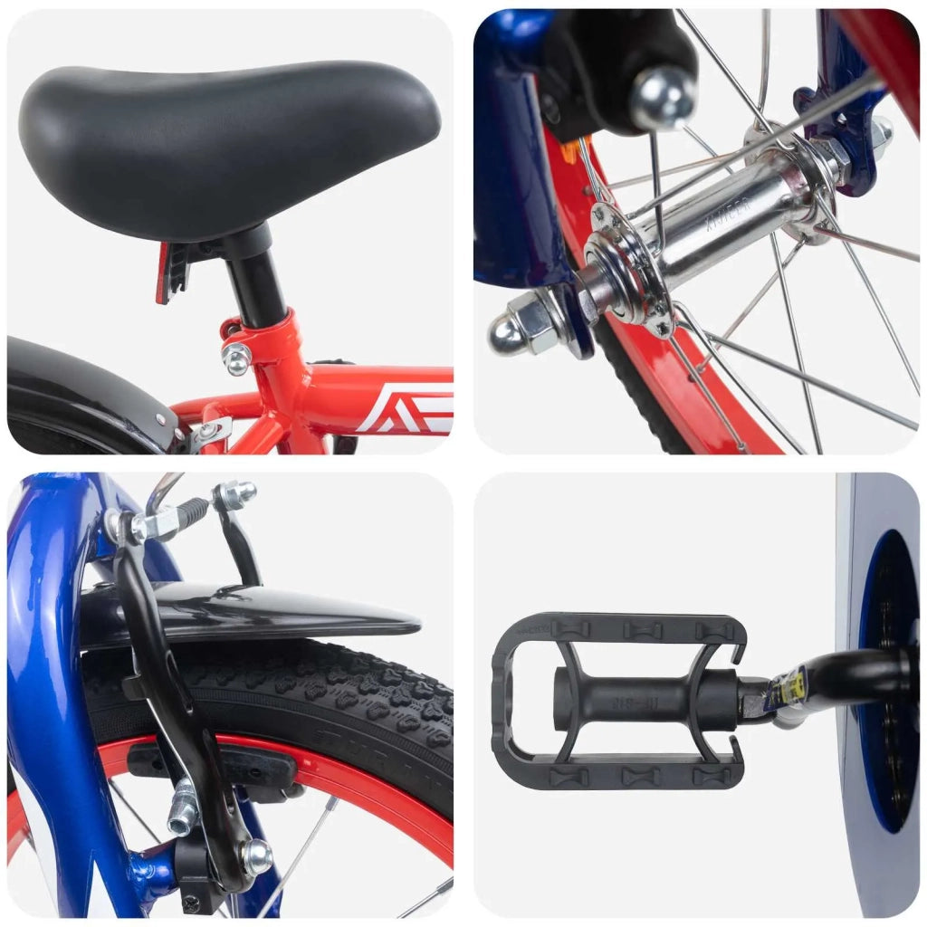 Bicicletta per Bambini | Bici per bambini 12 Pollici per bambini di 2-4 anni Rosso