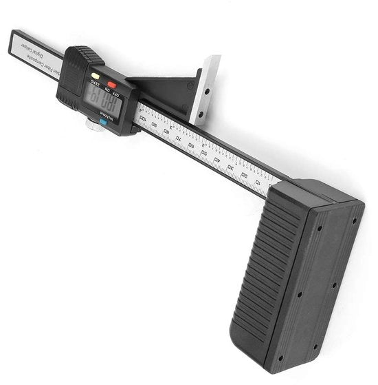 Misuratore Digitale Preciso - Piede Magnetico - Formato Compatto - Resina Resistente - Schermo LCD Digitale - Per Lavorazione del Legno - Misuratore di Profondità