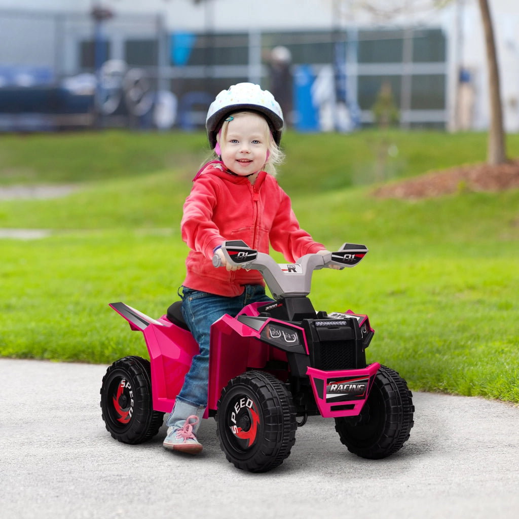 Quad Elettrico per Bambini 6V ¨C Xylo ¨C Rosa 70x41,5x48,5 cm