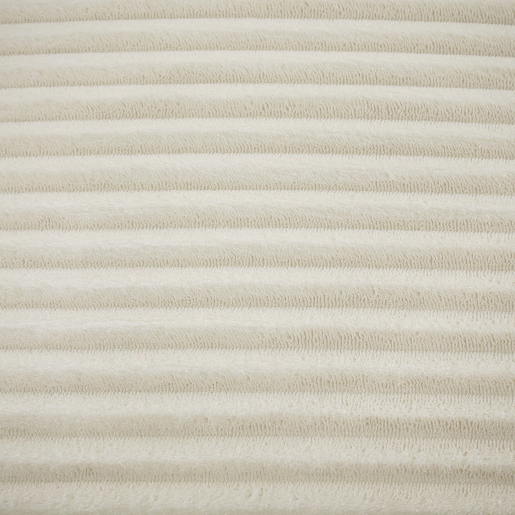 Chaise longue con funzione letto e seduta imbottita per soggiorno e ufficio in velluto a coste - beige
