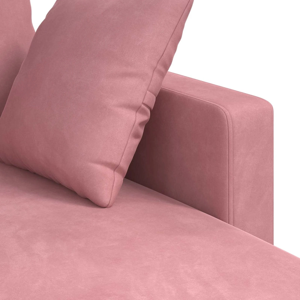 Divano Rosa 198 x 134 x 80 cm Velluto
