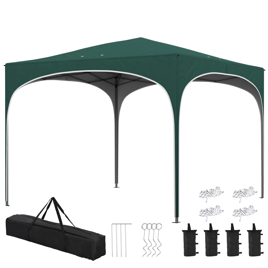 Gazebo da Giardino ¨C zephmum ¨C Metallo Verde