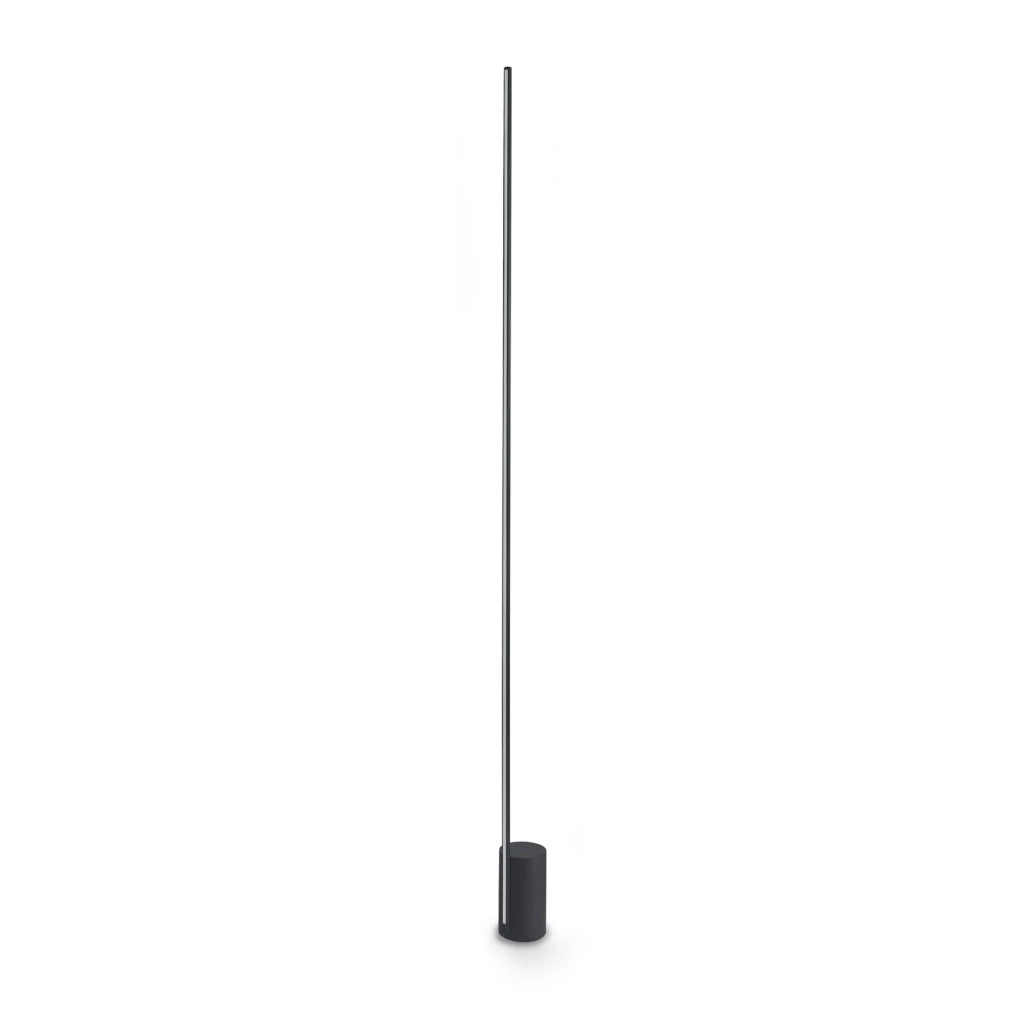 Lampada Da Terra Essence LED 24W Luce Naturale Nero Metallo/Vetro Ideal Lux