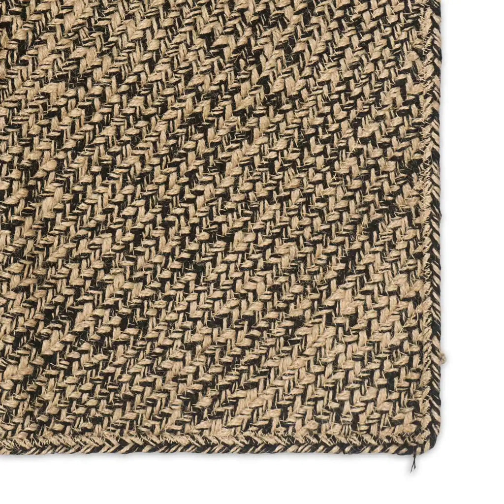 Tappeti per area | Tappeti a zone Naturale e Nero 240 x 340 cm Juta