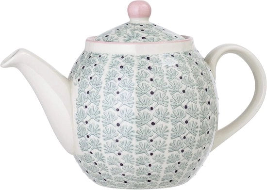 Teapot ceramico verde - capiente 1,2 litri -