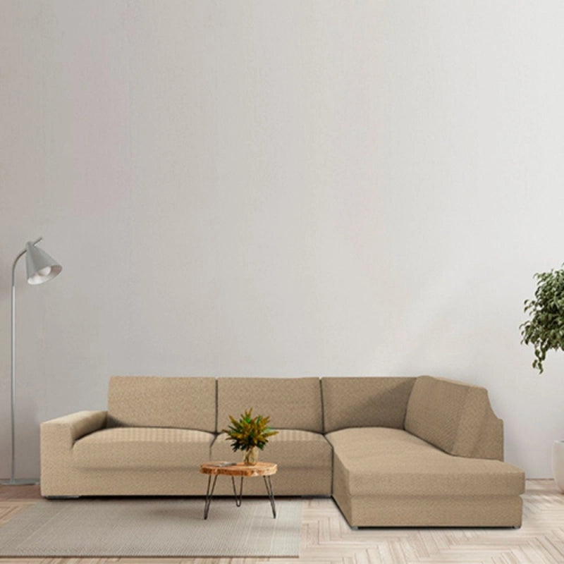 Copridivano Jaz angolare destro beige 350-500