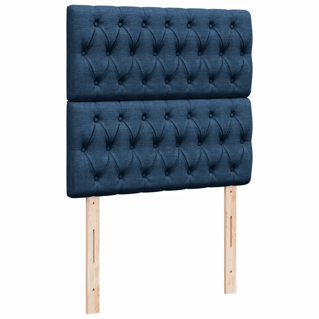 Giroletto a Molle con Materasso Blu 90x200 cm inTessuto 3293476