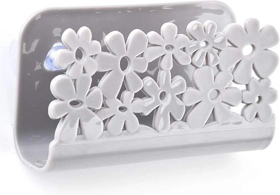Sostegno per spugne con chiusura a vite - Supporto in plastica per spugne e sapone appeso - Organizzatore per spugne e sapone per cucina con chiusura magnetica