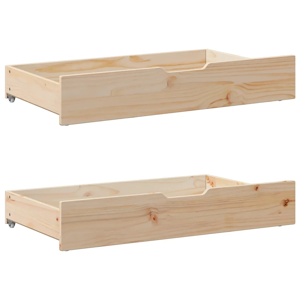 Letto senza Materasso 90x190 cm in Legno Massello di Pino 3301622