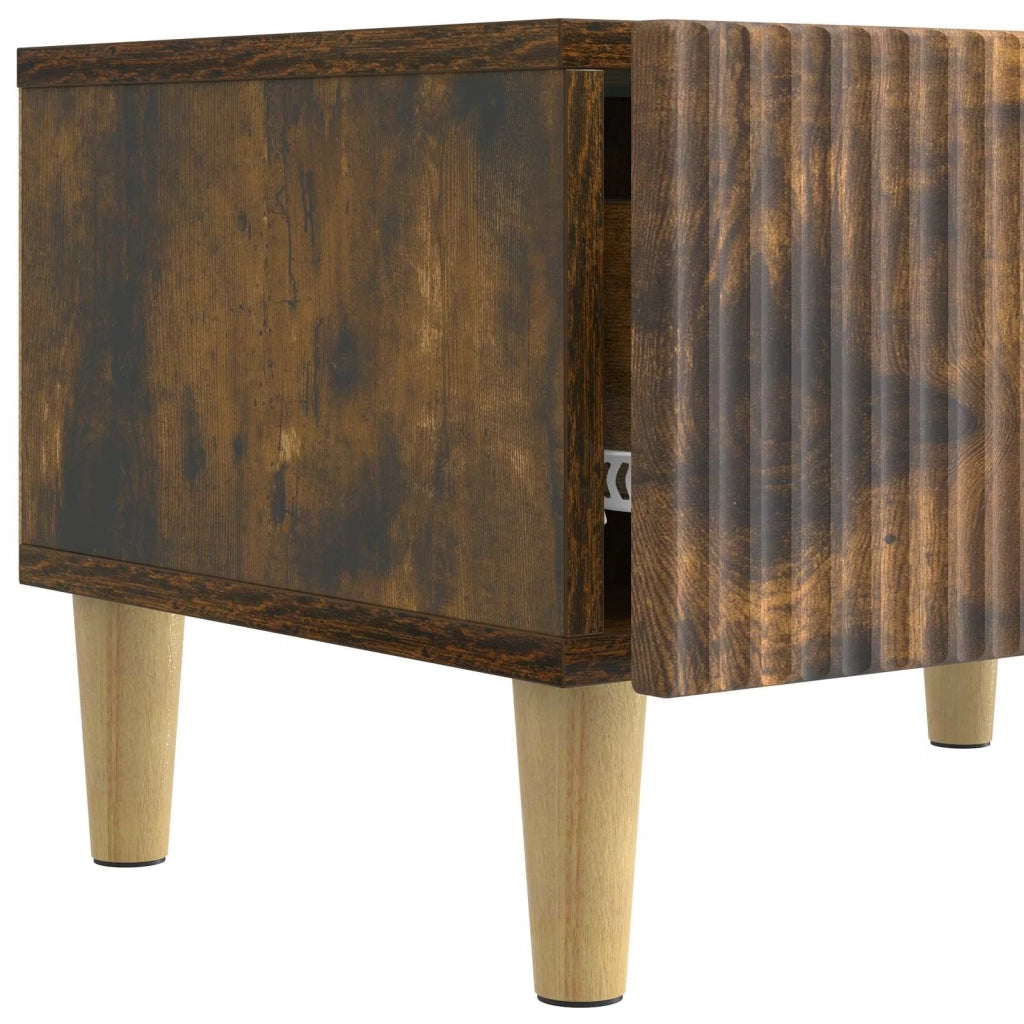 Mobile TV | Armadietto TV | Mobile Porta TV Rovere Fumo 147 x 34,5 x 30 cm Legno ingegnerizzato